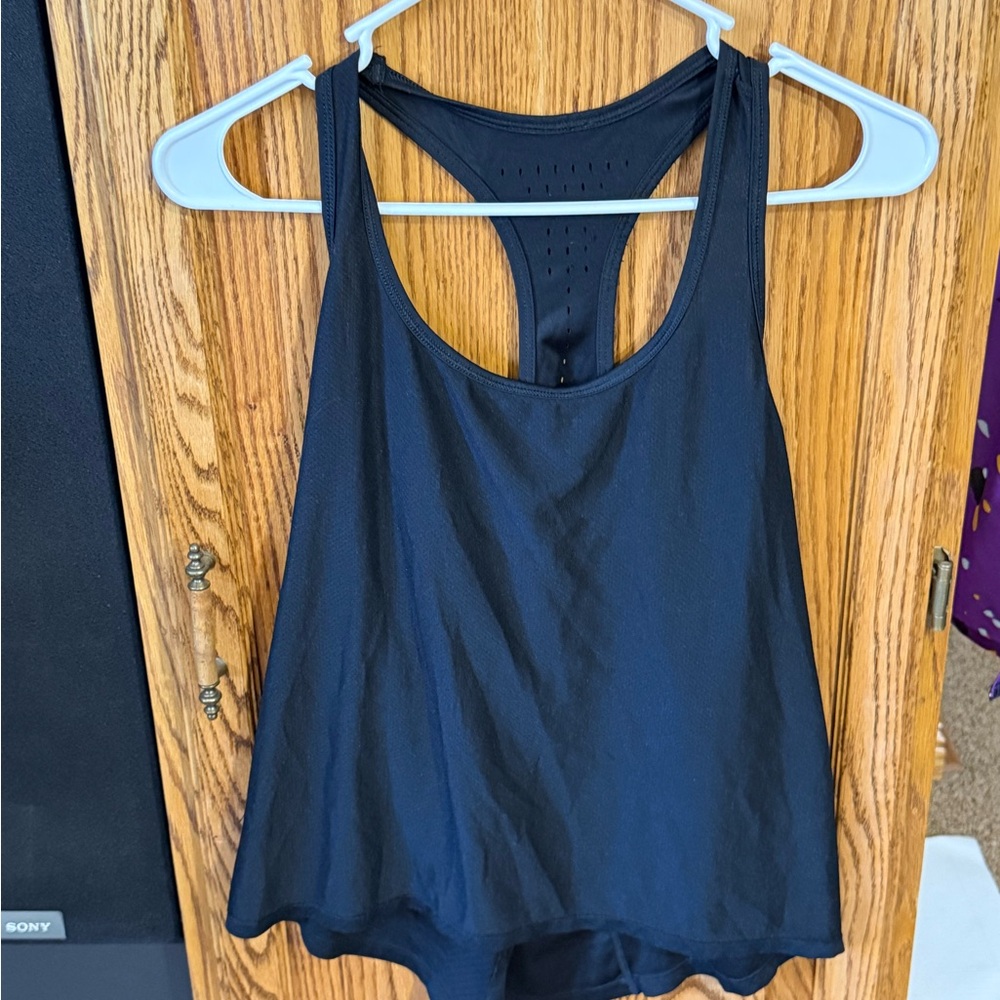 Black Racerback Tank Top